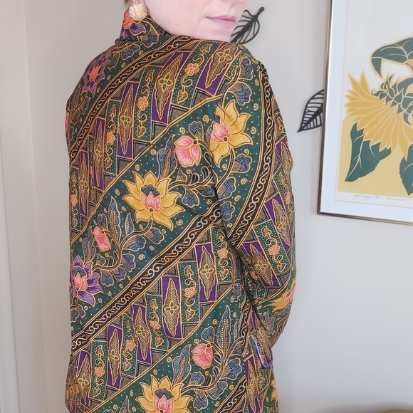 Cotton batik-style jacket - Picture 2 of 11